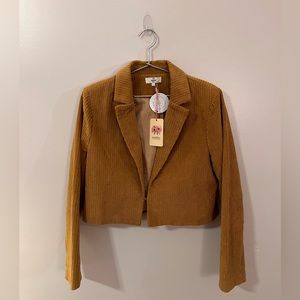 NWT Entro Women’s Size L Corduroy Jacket